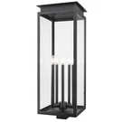 Z-lite Nova Light 12.5" Outdoor Post Mount/square, Black/clear 5018PHXLS-BK. Fixed Price $654.00.