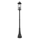 Z-lite Tiberius 6LT 14.25" Outdoor Post Mount, Black/seed 5017PHXLR-564P-BK. Fixed Price $969.00.