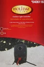 Holiday Living Mechanical 3-OUTLET Outdoor Light Controller Stake Timer Nib. Fixed Price $26.99.