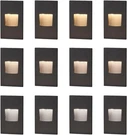 Vertical Led Step Light 120V, 3000K/4000K/5000K Adjustable, 3.5W 175LM Bronze. Fixed Price $146.37.