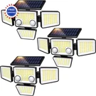 Solar Outdoor Lights Pack Waterproof Led Lywalt 3000LM Motion Sensor Heads. Fixed Price $69.99.