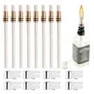 Oexeo Wine Bottle Torch Kit 8 Pack Includes Long Life Wicks Lamp Cover. Fixed Price $47.21.