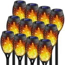 New Best Kurifier 12PACK Flickering Flame Solar Torch Lights For Garden Decor. Fixed Price $71.11.