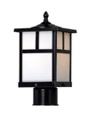 Coldwater 1-LIGHT Outdoor Pole/post Mount In Black. Fixed Price $134.00.