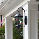 Gama Sonic Victorian Morph 21" High Black Solar Led Outdoor Wall Light. Fixed Price $159.99.