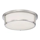 Eurofase Java 1-LIGHT Led Flushmount, Satin Nickel/white 30140-011. Fixed Price $128.00.