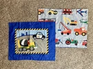 (2) Mainstays Kids Construction Standard Pillow Cases Shams. Fixed Price $25.00.