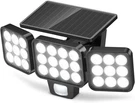 Wdtpro Solar Lights Outdoor Waterproof 1 Pack, 3500LM Super Bright Motion Sensor. Fixed Price $33.99.