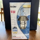 Malibu Solar Landscape Light Model LZ601A Graphite Crackle Glass Shepherd Hook. Fixed Price $29.86.