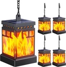 Kooper Hanging Solar Lanterns Outdoor Waterproof, 4PCS Flickering Flame. Fixed Price $69.99.