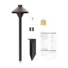 Kichler 16195 Path & Spread Kit Bronze Adj Drop-in T3 Led. Fixed Price $99.99.