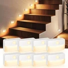 Guankai 8 Pack Motion Sensor Stair Light For Indoor, Etc. Fixed Price $26.43.