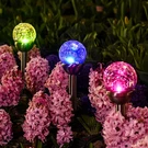 Gigalumi Solar Outdoor, Cracked Glass Ball Garden Lights, Col... Fast Ship. Fixed Price $48.99.