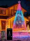 Brightown 12FT Outdoor Christmas Cone Tree Light, Led, Music Sync, Smart App. Fixed Price $249.65.