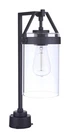 Craftmade ZA3315 Franklin 17" Tall Outdoor Single Head Post Light - Midnight. Fixed Price $88.18.