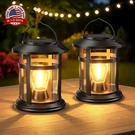 Solar Lantern Outdoor Waterproof, 2 Pack Bright Hanging Lights For Outside. Fixed Price $38.98.