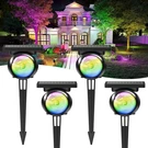 Spot Lights Outdoor Waterproof RGB+3CCT 4PACK Black SN00296 Solar Sunyardlux. Fixed Price $59.99.