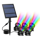 T-sun Solar Pond Lights, 5 Headlamp Rgb Led Spotlights Color Changing Fountai.... Fixed Price $70.11.