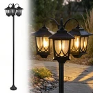 73 Aluminum Solar Lamp Post Light Head IP44 Waterproof Outdoor For Patio Backy. Fixed Price $54.88.