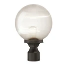 Acclaim Lighting Havana 1 Post Mount, Matte Black/clear 5267BK-CL. Fixed Price $110.00.