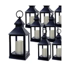 Banberry Designs Decorative Lanterns - Set Of 8 4 Hour Timer Remote Contr.... Fixed Price $125.07.