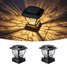 Solar Post Cap Lights Outdoor, Glass Deck Fence Powered .... Fixed Price $45.96.