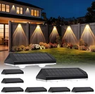 Audles Solar Fence Lights Outdoor, 3 Modes Warm/neutral/cool White. Fixed Price $64.99.