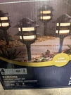 Hampton Bay Elmore 18 Lumen Black Hardwired Led Landscape Light Kit (4-PACK). Fixed Price $78.99.