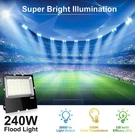 240W Led Flood Outdoor Parking Lot Stadium Field Spotlight 28,800LM 5000K. Fixed Price $135.20.