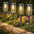 Sparkblaze 12 Pack Solar Pathway Lights Outdoor, Modern Classic Garden. Fixed Price $77.25.