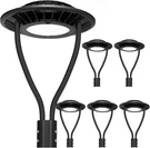 Lightdot 6-PACK Brown 5000K Led Post Top Lights 150W Circular Area Pool Garden. Fixed Price $246.36.