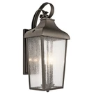 Kichler 49737 Bronze Forestdale 10"W 2-LIGHT Outdoor Wall Sconce. Fixed Price $389.99.