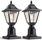 2 Pack Solar Post Lights, Motion Sensor Lamp With Pier Mount B. Fixed Price $94.99.