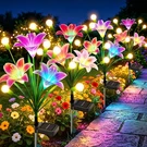 Wdtpro Upgraded Solar Lights Outdoor Garden Decor: 8 Pack Firefly Swayi.... Fixed Price $70.71.