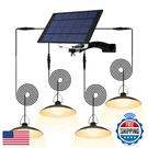 Starnoontek 4 Heads Pendant Solar Shed Light, IP65 Waterproof Warm White In. Fixed Price $87.40.