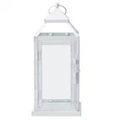 Elements White Metal Lanterns (set Of 3). Fixed Price $45.00.