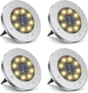 Zgwj Solar Ground LIGHTS,4 Pack Waterproof Garden Upgraded Outdoor. Fixed Price $29.16.