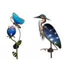 Teresa's Collections Flower And Heron Garden Decor With Solar Lights, P.... Fixed Price $96.07.