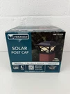 New Veranda Solar Adaptable X4 Bronze Plated Post Cap W/ X6 Adapter. Fixed Price $19.95.