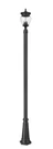 Z-lite 5016PHMR-5011P Davina 3 Light 115" Tall Marine Grade Post Black. Fixed Price $683.40.