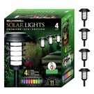 Bell + Howell Solar Powered Color Changing Pathway Lights With Remote. Fixed Price $49.99.