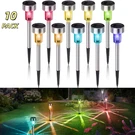 10X Solar Stake Lights Outdoor Garden Patio Lawn Landscape Pathway Decor Lamp. Fixed Price $18.89.