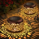 Solar Lanterns Outdoor Waterproof 2 Pack Retro Metal Copper TLL004 Hollow Lights. Fixed Price $51.99.