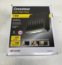 Cooper Lighting Lumark Crosstour Carbon Bronze Outdoor Integrated Led Wall Pack. Fixed Price $74.95.