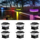 Moon-de-age Rgbwarm Solar Post Cap Lights 50 Lumen Outdoor 4X4 3.5X3.5 4.5X4.5. Fixed Price $121.35.