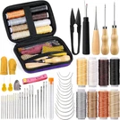 Tikjiua 54PCS Upholstery Repair Sewing Kit, 8PCS Waxed Thread, Leather Ne. Fixed Price $16.43.