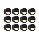 Gkoled 12 Pack Recessed Low Voltage Step Riser Light, Diameter Mini Siz.... Fixed Price $117.35.