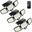 Tuffenough Solar Outdoor Lights 2500LM 210 Led Security 3 Pack, Black. Fixed Price $69.40.