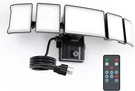 Olafus 100W Plug In Flood Lights Dusk To Dawn Led Outdoor With Remote 5.... Fixed Price $122.00.