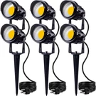 Sunvie Led Outdoor Spotlight 12W Landscape Lighting 120V 6 Pack, Warm White. Fixed Price $87.97.